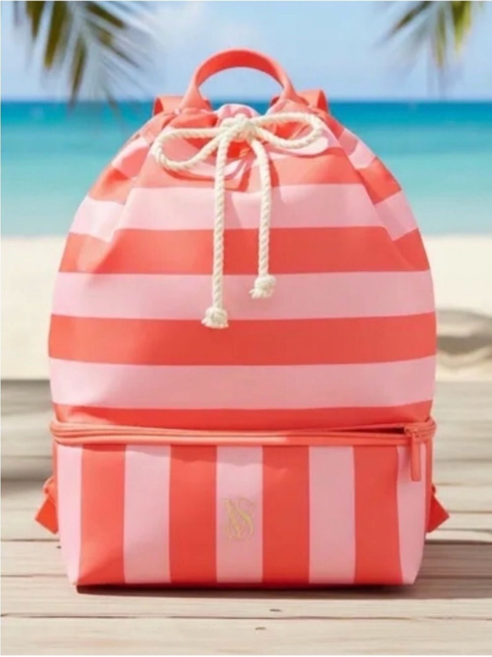 🏝️ VS cooler drawstring backpack NWT’s